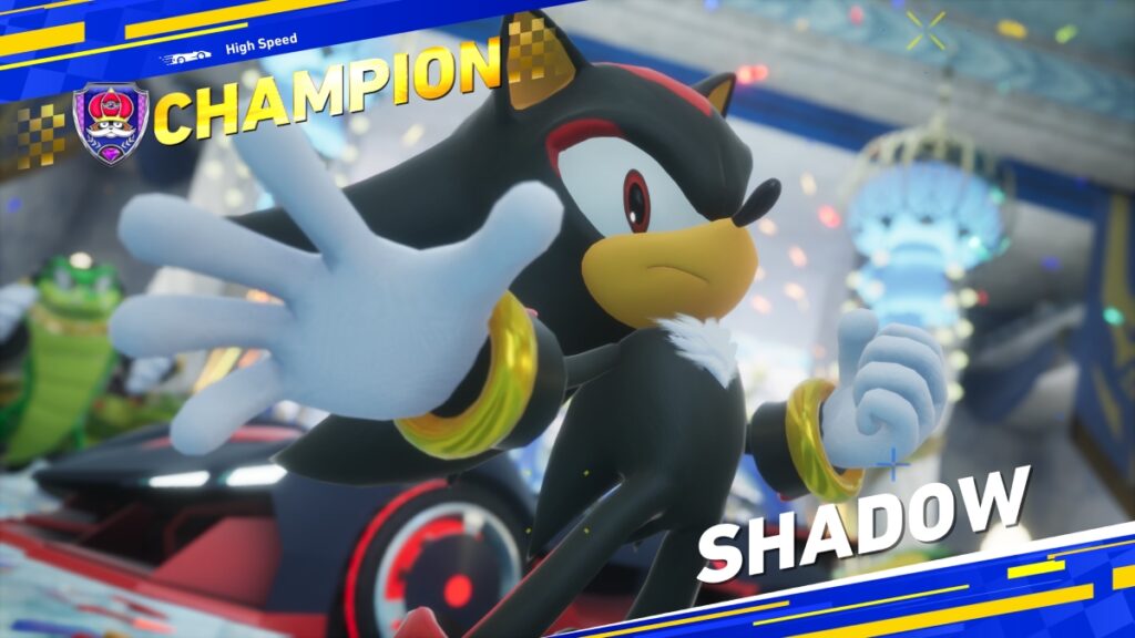 Shadow in Sonic Racing