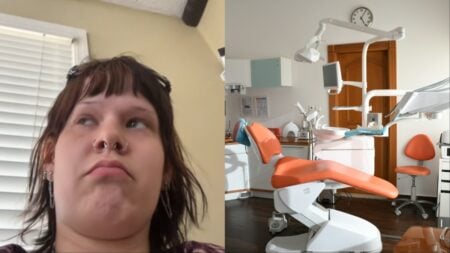 South Carolina woman at the dentist