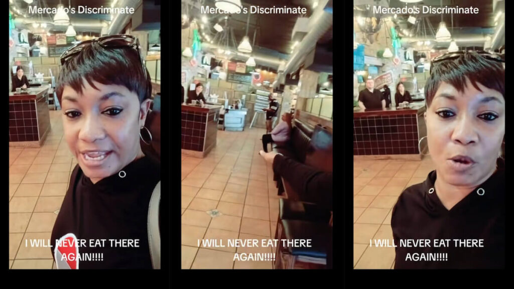 Texas Woman Mercados Restaurant Discrimination