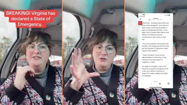 Virginia Social Services Employee Explains State of Emergency Due to Government Shutdown: ‘I’m Glad He’s Made This Decision For Virginians’ Virginia Social Services Employee Explains State of Emergency Due to Government Shutdown 'I'm Glad He's Made This Decision For Virginians'