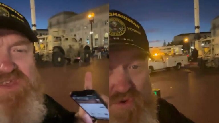 US Veteran Blasts General Milley Oath Speech on Loudspeaker for National Guard in Washington DC: ‘We Need People Like This in Congress’