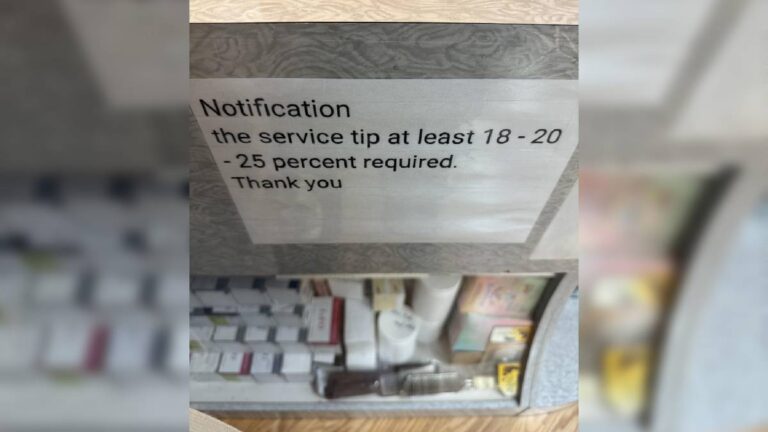 Shameless Seattle Nail Salon is Demanding that Customers Leave at Least an 18% Tip: ‘Turn Around and Leave’ Washington nail salon tip