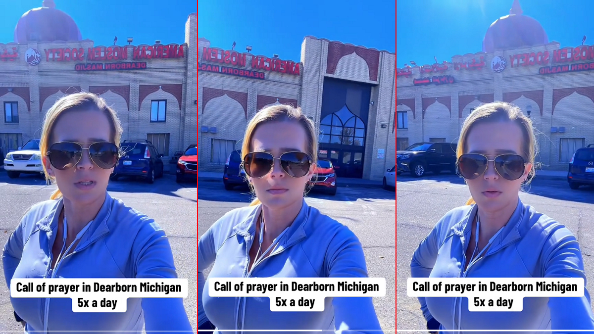 White MAGA Karen Angry About Muslim Church’s Call of Prayer in Michigan, ‘It doesn’t bother me! Muslims, from my experience, are good people of FAITH!’