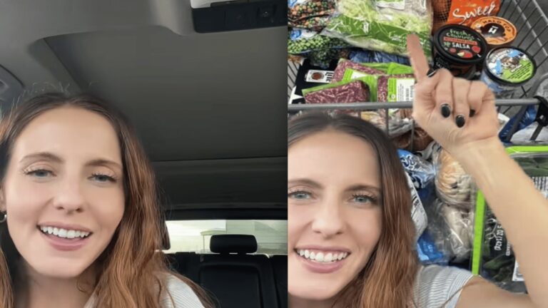 Woman Baffled by What $500 in Groceries Looks Like at a North Carolina Walmart
