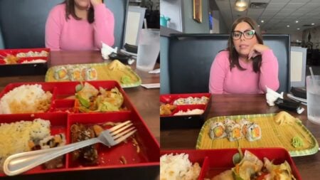 Kansas Women Left Shocked After Restaurant Refuses to Let Them Take Leftovers Home: ‘They’re Lowkey Serving the Uneaten Sushi Again’ A picture of one of the Kansas women.
