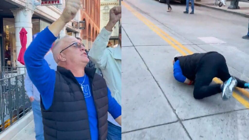 Instant Karma for Colorado MAGA Man Who Falls on His Face Twice After Calling No Kings Protesters Slurs: ‘Face Slid Like an Air Hockey Puck’ A picture of the Colorado MAGA man.