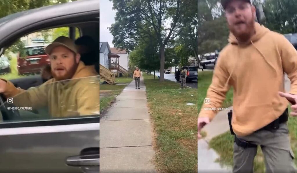 ‘American Gestapo’ICE Agents in Illinois Detain Man Who Was Simply Recording Them: ‘Hell is not hot enough for these pieces of garbage’ Chicago ICE Agent arrests man for filming