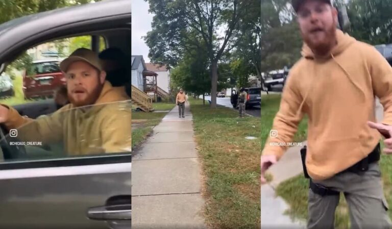 Chicago ICE Agent arrests man for filming