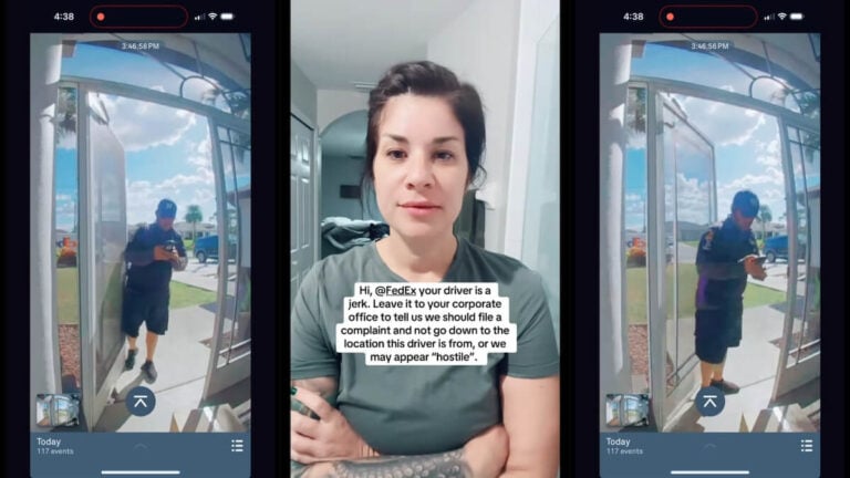 FedEx Driver Allegedly Caught on Camera Taking Money from Florida Couple’s Driveway: ‘This Isn’t a Finders Keepers Situation!!!!’ florida fedex driver takes money driveway