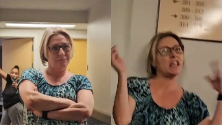 Unhinged Florida Karen Goes Nuclear In Hotel Hallway Freak Out: ‘She Was Dying To Use The N-Word’ Florida Karen crashes out in hotel hallway