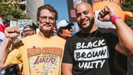 Pedro Pascal Shows Up at ‘No Kings’ Rally, Fans Say ‘Protect This Man at All Costs!’ Pedro Pascal at No Kings protest