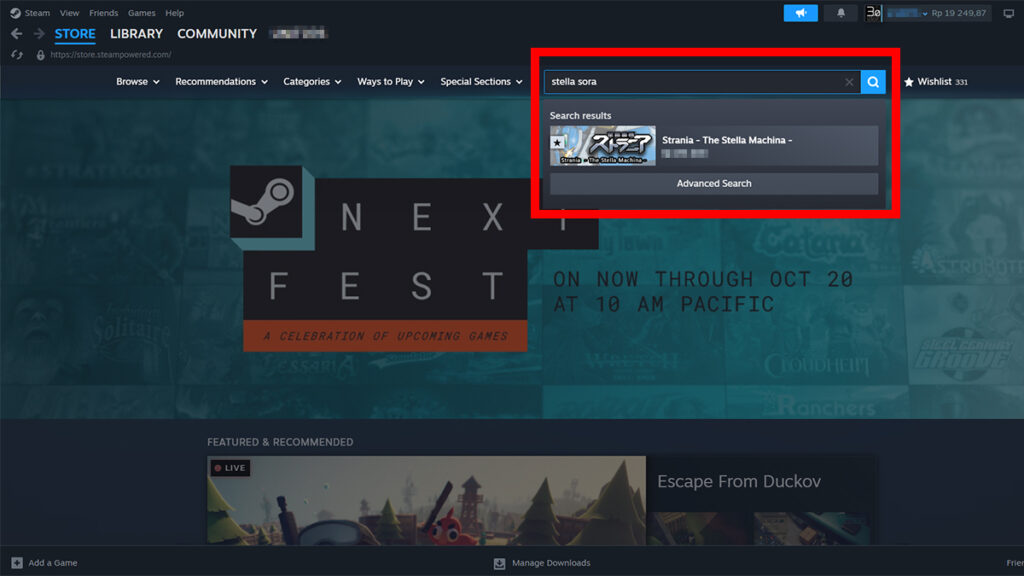 Is Stella Sora on Steam?