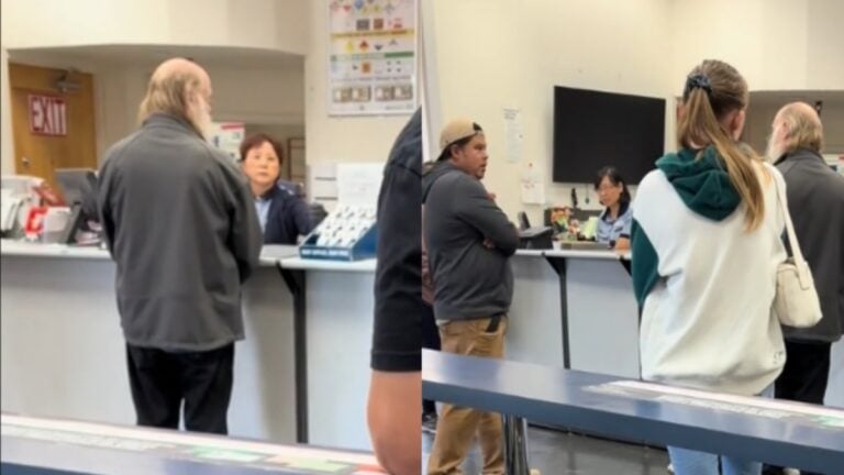 Washington Man Refuses To Let Other Customers Pass During Post Office Crash Out: ‘Boomer Panic Is Crazy’ Washington man gets heated inside post office