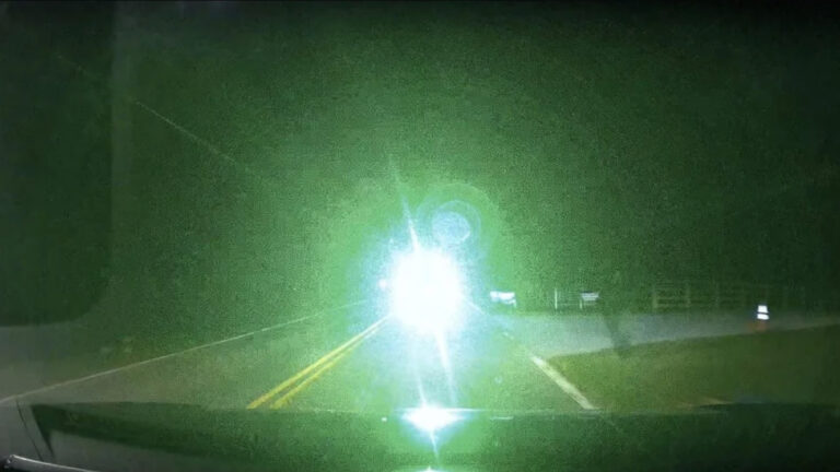 Georgia Prankster Commits ‘Life-Threatening’ Joke By Shining Laser Pointer into Oncoming Traffic at Night: ‘This Isn’t Just Mildly Irritating, It’s Majorly Dangerous’ Georgia Prankster Commits 'Life-Threatening' Joke By Shining Laser Pointer into Oncoming Traffic at Night