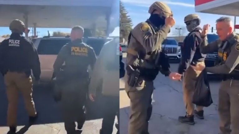 Gregory Bovino Caught on Video Mocking Protesters Outside Waukegan Gas Station: ‘Justice Just Will Find You Eventually’
