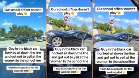 Impatient Male Karen Yells at People in Orlando School Car Line, Security Gets Involved 'That Officer is Looking Out For Those Babies and That Man Needs a Raise'