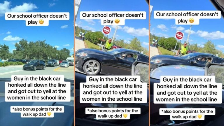 Impatient Male Karen Yells at People in Orlando School Car Line, Security Gets Involved: ‘Officer is Looking Out For Those Babies, Needs a Raise’ Impatient Male Karen Yells at People in Orlando School Car Line, Security Gets Involved 'That Officer is Looking Out For Those Babies and That Man Needs a Raise'
