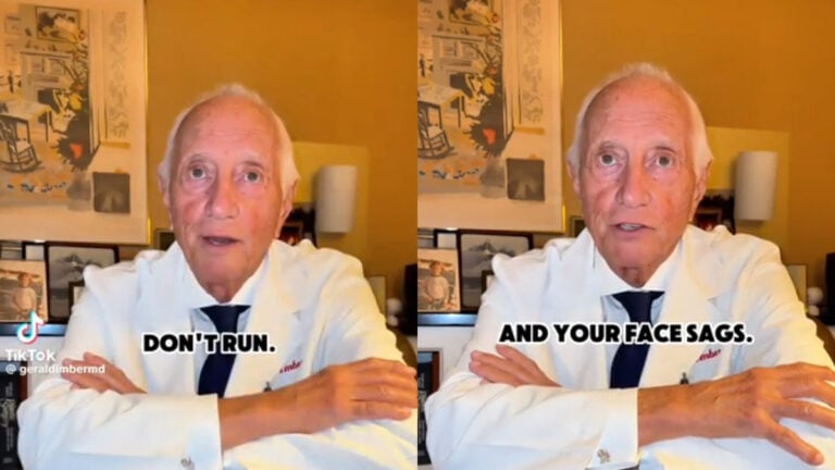 New York Plastic Surgeon Claims Running Is Bad for Your Skin and Everyone Is Rolling Their Eyes: ‘I’d Like to See the Studies on This’