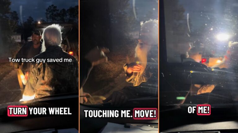 Racist Florida Man Refuses to Let Black Woman Past Until Tow Truck Driver Steps In: ‘They Have No Problem Matching Energy and Exceeding It’ Racist Florida Man Refuses to Let Black Woman Past Until Tow Truck Driver Steps In 'They Have No Problem Matching Energy and Exceeding It'