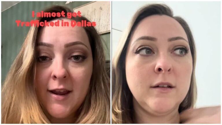 Scared Mom Dallas Walmart Trafficking