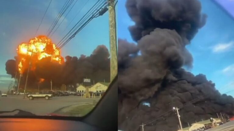 Horrifying Scene in Louisville as UPS Plane Crash After Take-Off: ‘Oh My God’ A picture of the Louisville crash.