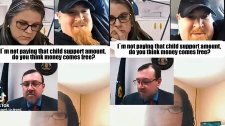 Michigan Father’s Smug Attitude Sparks Outrage After Refusing to Pay $515 in Child Support: ‘Empty-Headed Brainlet’ A picture of the Michigan father.