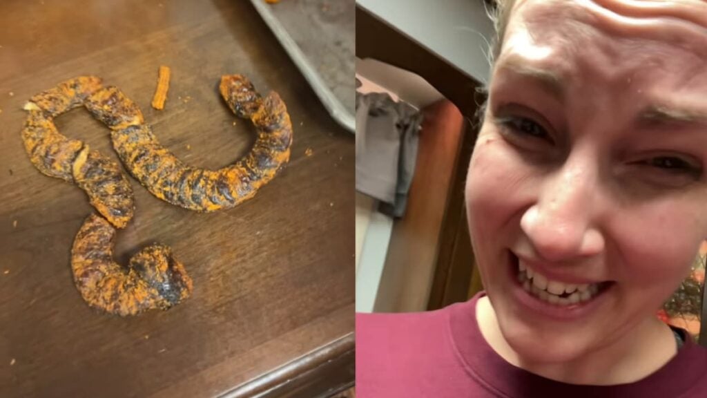 Missouri Woman Stunned After Finding What Appears to Be a Snake Inside Bag of Cheese Puffs from Walmart: ‘Trump Took Away Our Food Protection’ A picture of the Missouri woman.