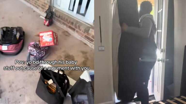 Disgusting Tennessee Father Caught Throwing His Baby’s Belongings Away Following an Argument With the Mom: ‘That’s Not His Baby No More’ A picture of the Tennessee father.
