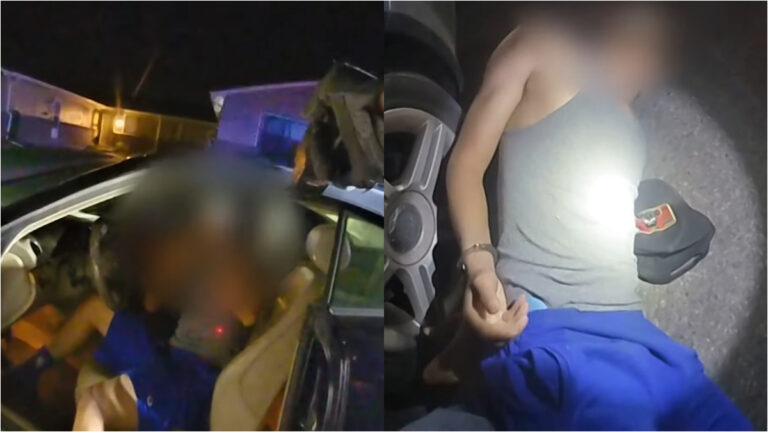 denver cop choke driver