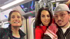 muslim couple called terrorists by Karen