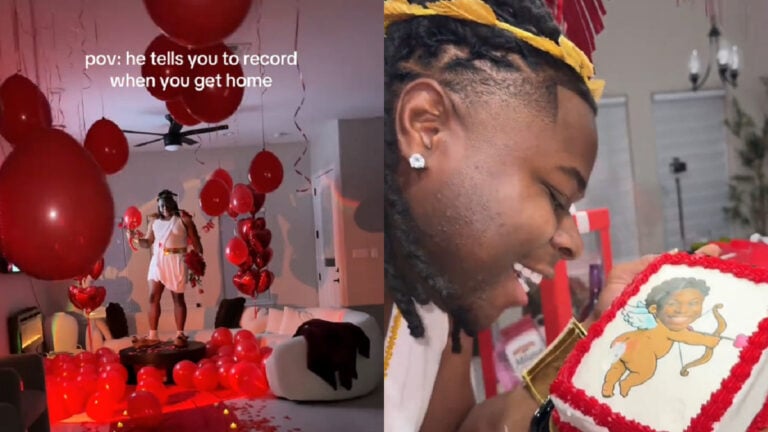 Texas Couple’s Valentine’s Day Celebration Has People Jealous, Crying, and Cheering, ‘Oh he’s funny and romantic, girl keep him’ Texas Couple's Valentine's Day Celebration Has People Jealous and Crying, 'Oh he’s funny and romantic, girl keep him'